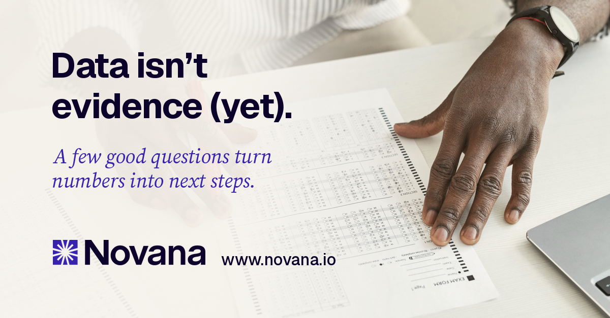 Data Isn't Evidence (Yet)